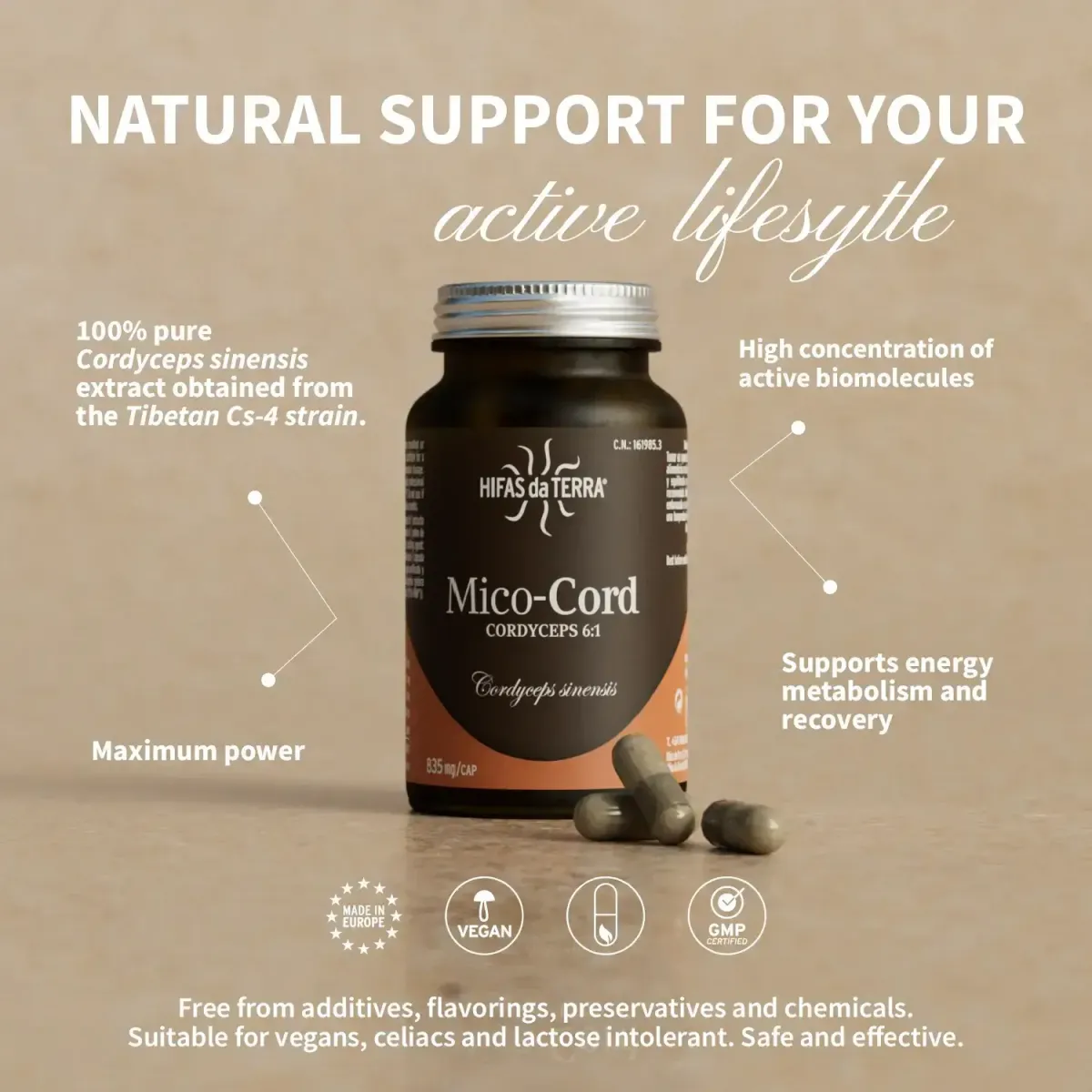 Mico Cord (Cordyceps Extract) Capsules