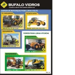 PARA-BRISAS E VIDROS DE REPOSIÇÃO PARA TRATORES , COLHEITADEIIRAS E MAQUINAS PESADAS DAS PRINCIPAIS MARCAS ATUANTES NO BRASIL.