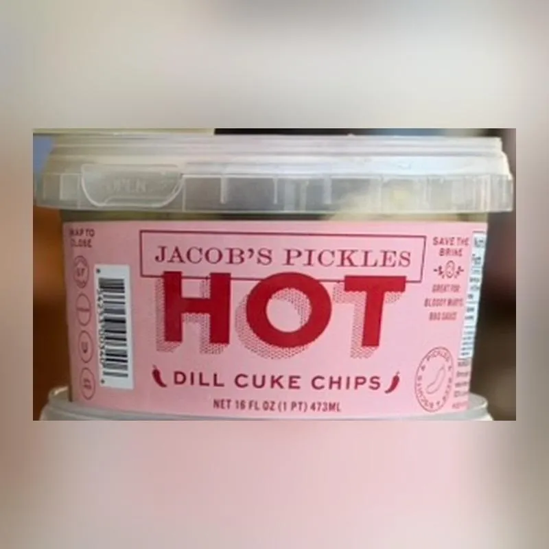 Hot Dill Pickle Chips - 16 oz