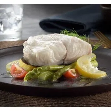 Lightly Seasoned Lemon and Dill Black Cod Portion in Pouch