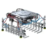 Nova garra LBG-50 para paletização de bolsas, sacos e manipular folha deslizante