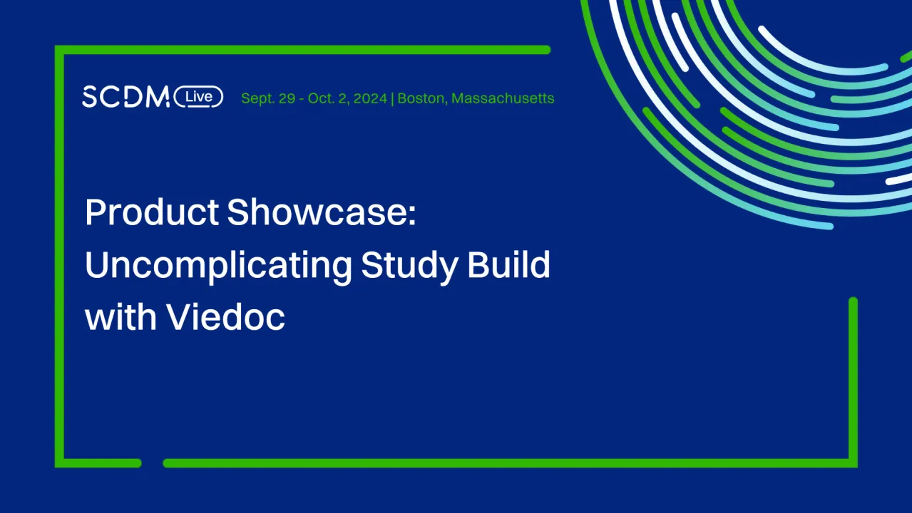 Uncomplicating Study Build with Viedoc