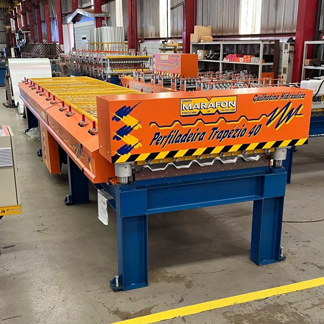 Perfiladeira de telhas de aço