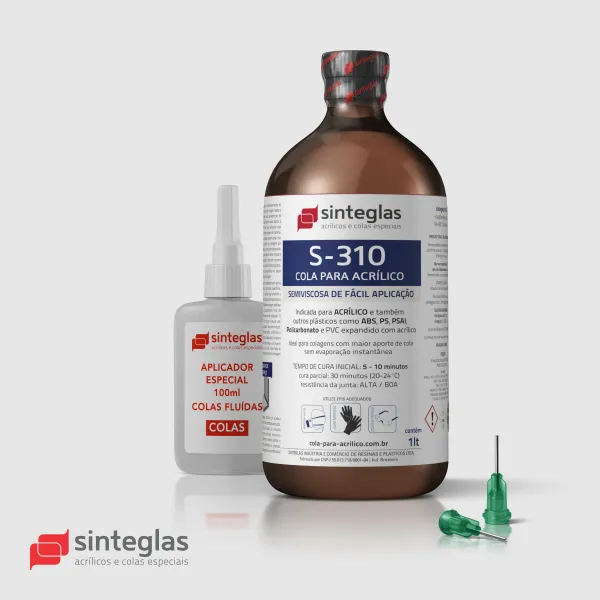 Cola para Acrílico S-310 Semiviscosa
