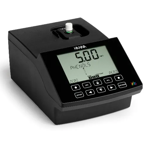 HI802 - Spectrophotomètre de laboratoire iris, gamme visible 340-900 nm, lecteur de code-barre