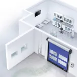 Porta Rápida Flexível de Enrolar Pharma