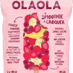 Le smoothie à croquer strawberry, banana, raspberry