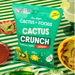 CACTUS CRUNCH TORTILLA CHIPS — SEA SALT & JALAPENO