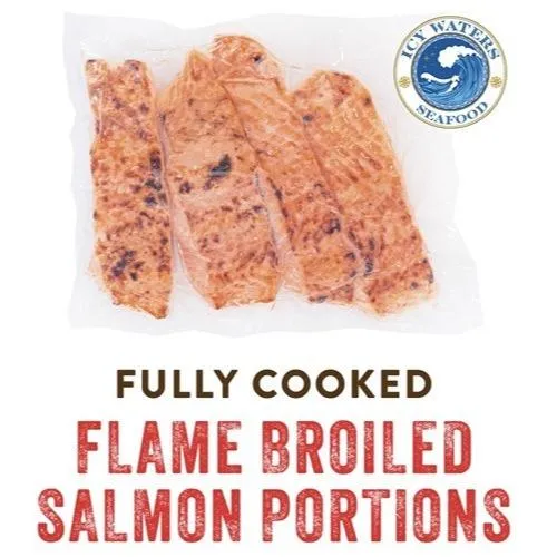 Fully Cooked Flame Broiled Norwegian Salmon Portions