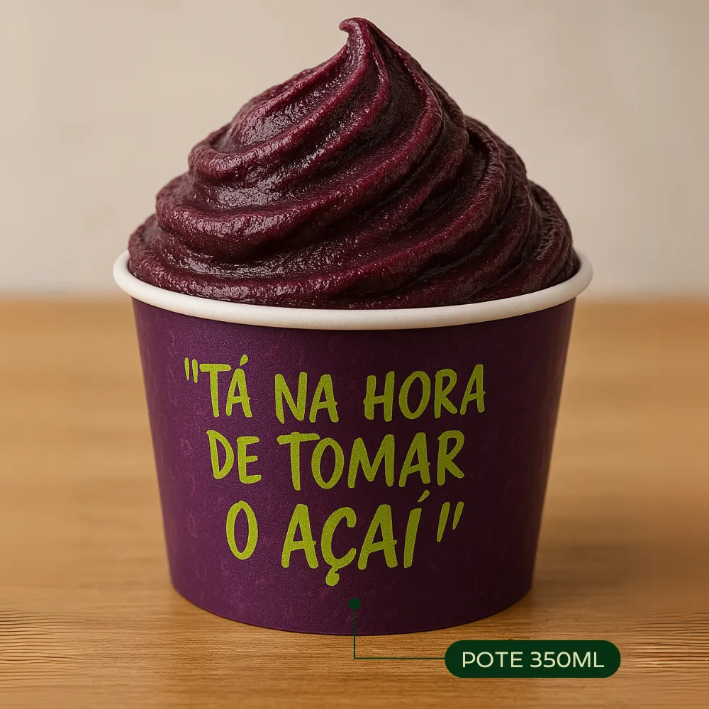 Pote de Papel 350ml Personalizado