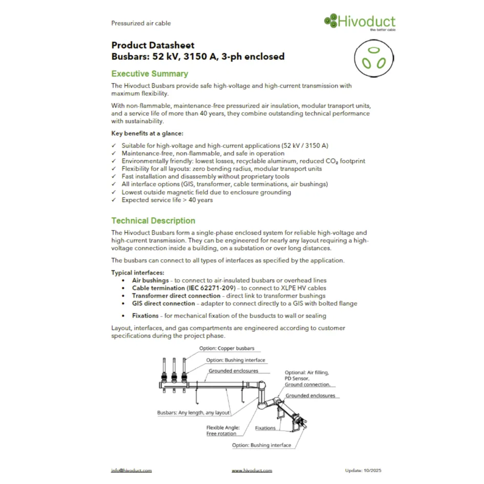 Pressurized Air Cable - F052 Series