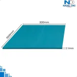 Turcite Manta Revestimento 1mm Barramento 1000x300mm torno