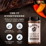 Cleve's Gourmet Cowboy Charcoal Steak Seasoning for Grilling & Cooking, Steak Rub with Smoky Charred Flavor, Prime Rib Seasoning & Beef Seasoning