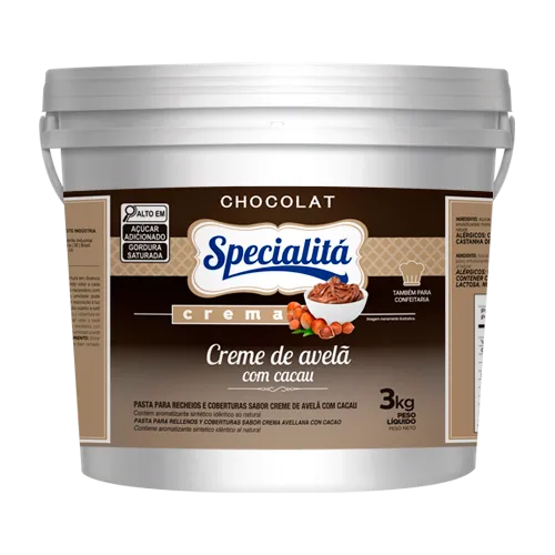 Desenvolvida com matérias-primas diferenciadas para entregar sabores sofisticados, intensos e marcantes, combinados com uma textura firme e cremosa, que permite infinitas possiblidades de criações em sorvetes, confeitaria e sobremesas.
CREME DE CIOCCOTINE
CREME DE AVELÃ COM CACAU
CREME DE LEITINHO
CREME DE AMENDOIM COM PEDAÇOS