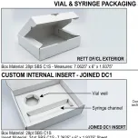 Carton / Box / Auto Injectior Box/ Vile & Syringe Package