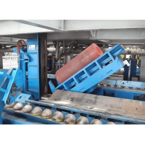 Chauffage par induction vertical de lopins en acier