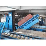 Chauffage par induction vertical de lopins en acier