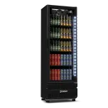 Cervejeira CCV290 Porta de Vidro Full Black 393L