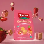 NEW Loacker Quadratini Strawberry
