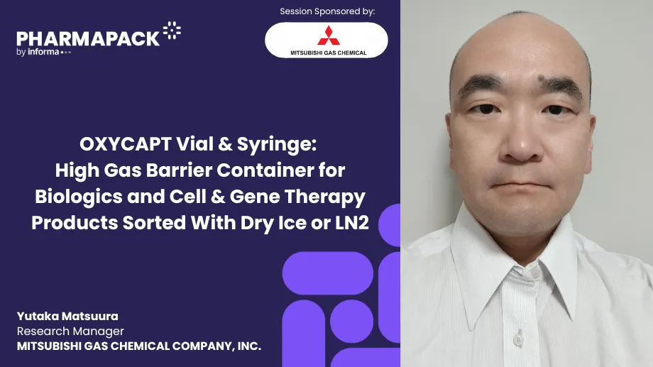 Oxycapt Vial & Syringe: High Gas Barrier Container for Biologics and Cell & Gene Therapy Products Sorted With Dry Ice or LN2