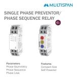 MULTISPAN - CURRENT PROTECTION, VOLTAGE PROTECTION,PHASE PROTECTION,LOGIC RELAY,WINDING TEMPERATURE RELAY