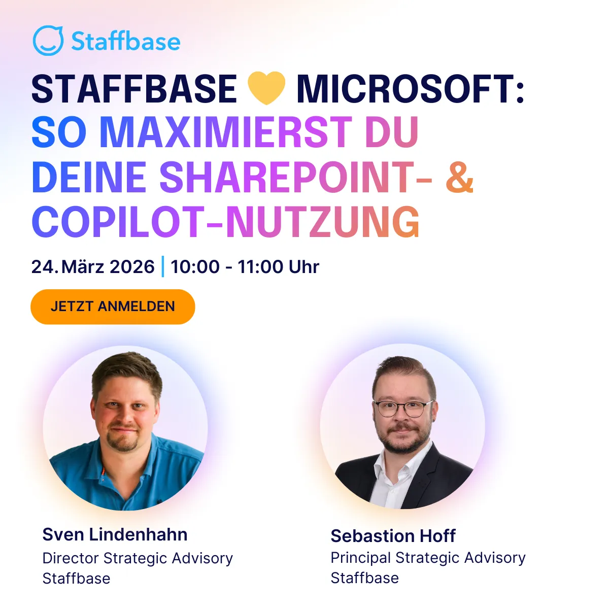 Webinar: Staffbase đ Microsoft: So maximierst du deine Sharepoint- und Copilot-Nutzung