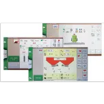 ISOBUS linha completa de monitores GPS e módulos para implementos agrícolas.