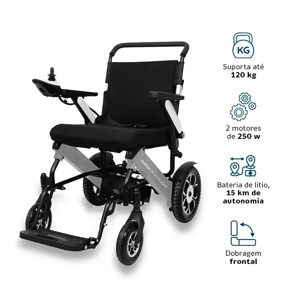 Cadeira de Rodas Motorizada D3000 Super Light