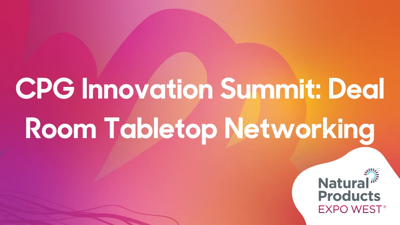 CPG Innovation Summit: Deal Room Tabletop Networking