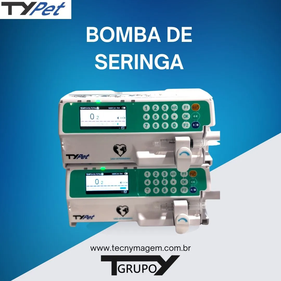 Bomba de infusão veterinária - modelo SERINGA