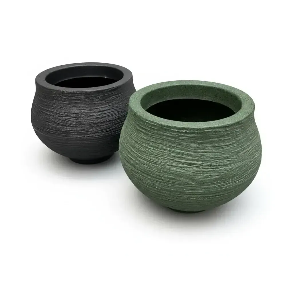 VASO DE POLIETILENO COM TEXTURA