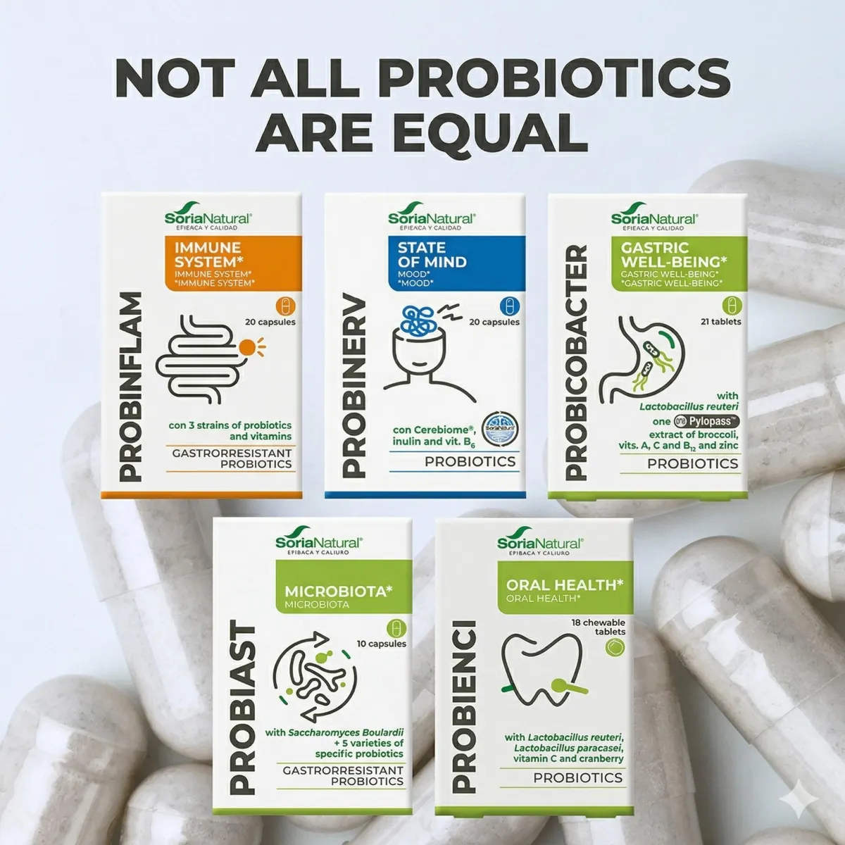 PROBIOTICS range - The New Era of Probiotics