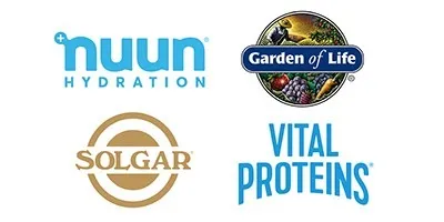 Garden of Life, Nuun, Solgar, Vital Proteins