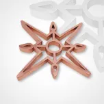 Letra caixa em Cobre