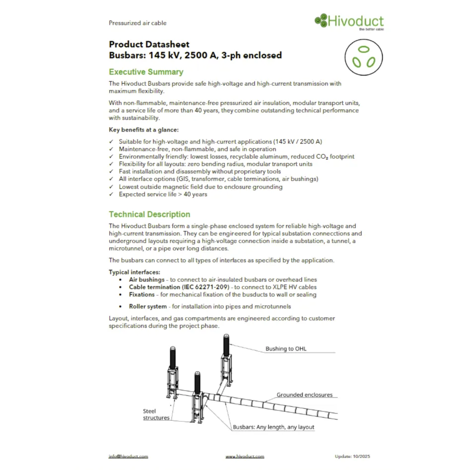 Pressurized Air Cable - F145 Series