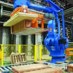 Paletizadora com Robô - Caixas/Pacotes