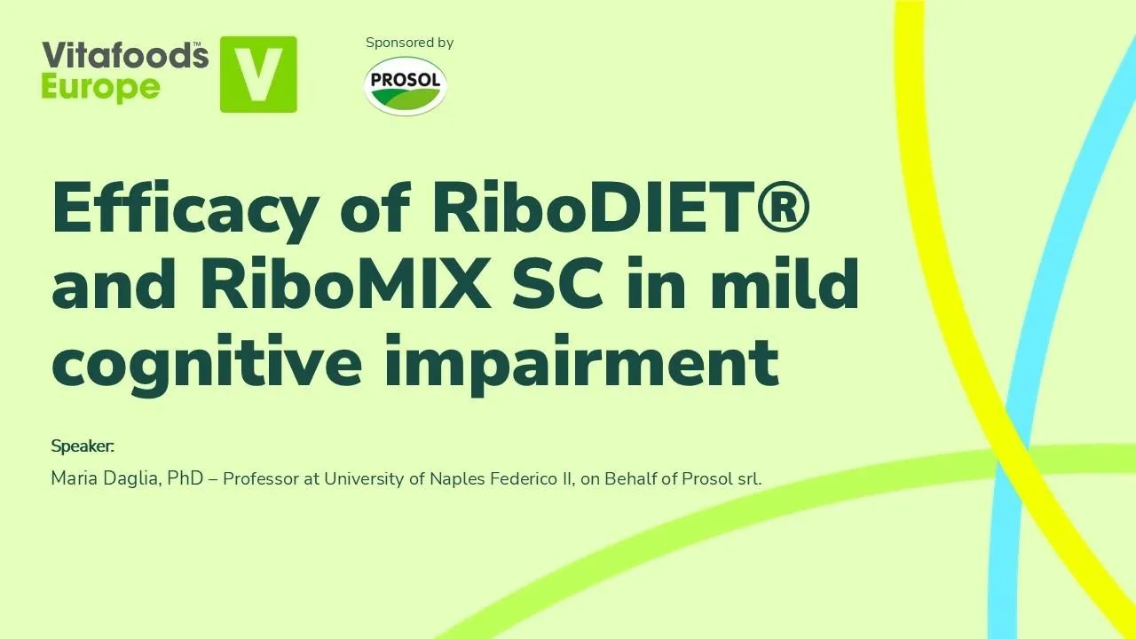 Efficacy of RiboDIET® and RiboMIX SC in mild cognitive impairment