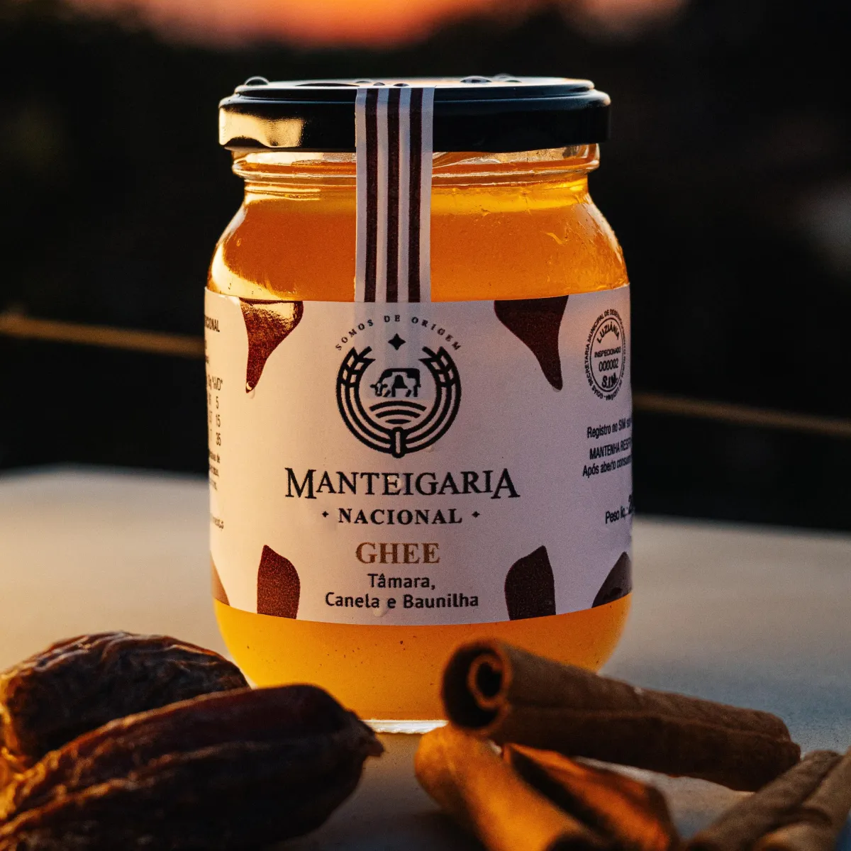 Ghee Tâmara, Canela, Baunilha 200g