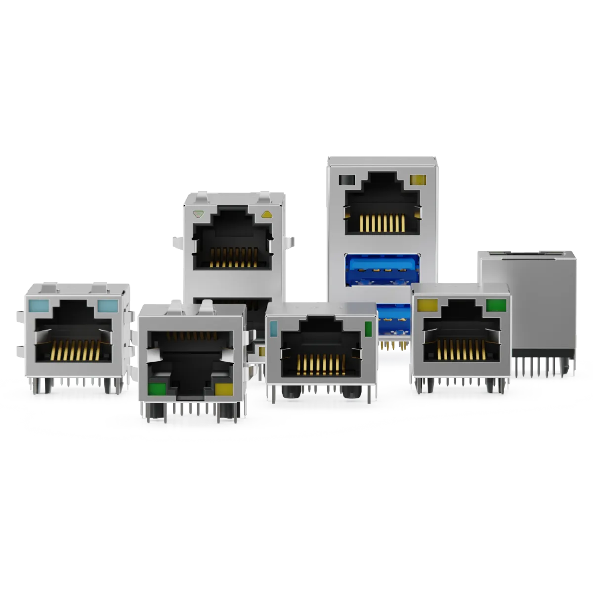 Modular Jacks with Magnetics