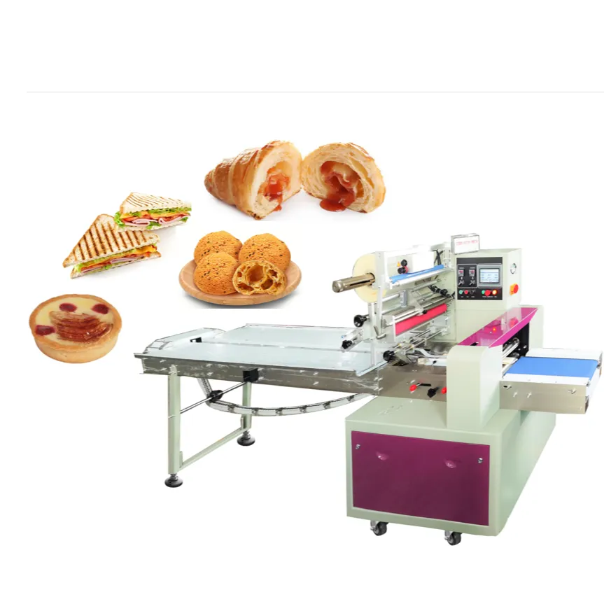 Flow packing machine