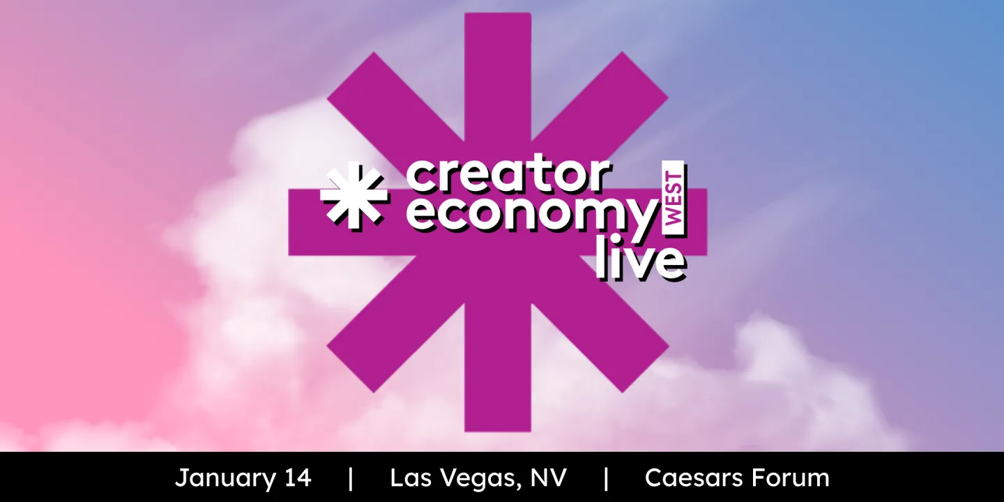 Creator Economy Live West 2026