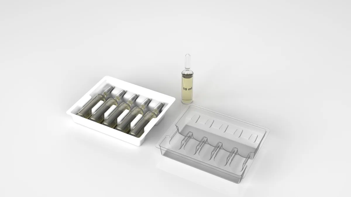 Blister for 5 ampoules 10ml