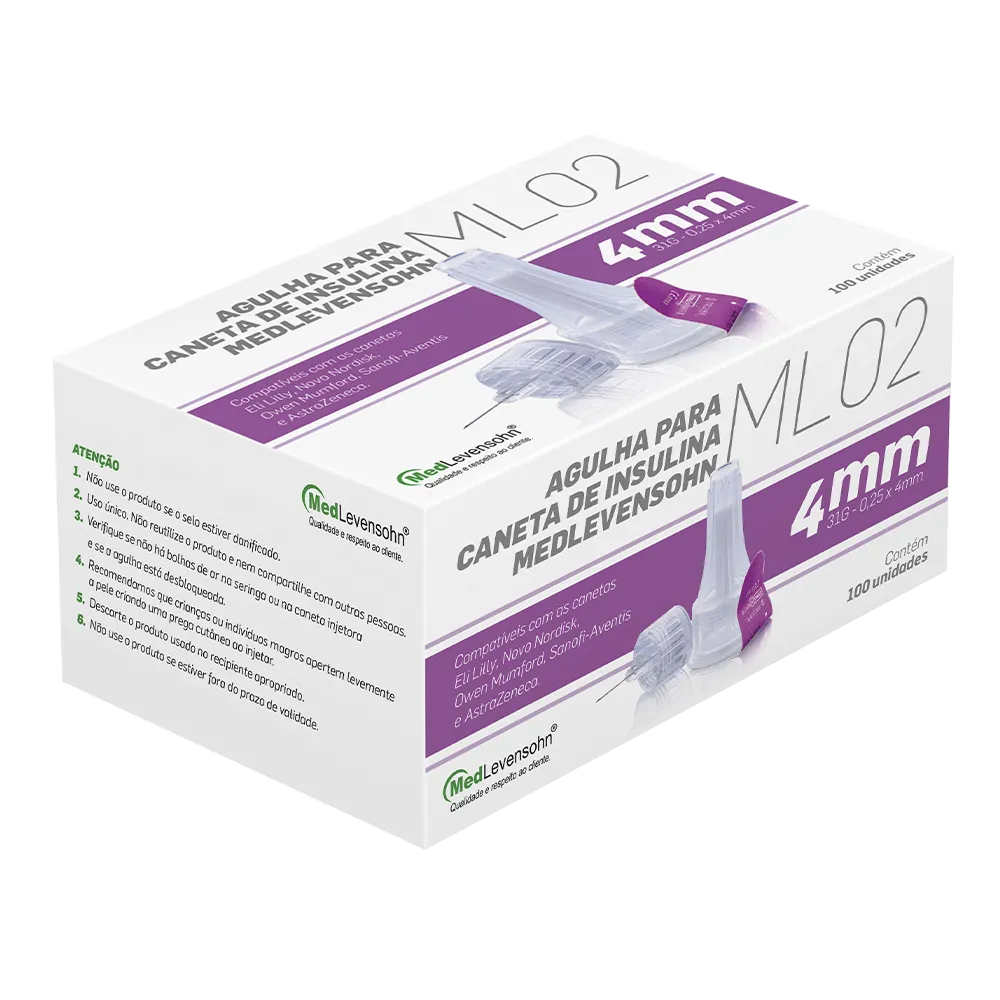 Agulha para caneta de insulina ML02