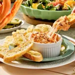 Maine Lobster Cakes, Maine (Hot) Lobster Dip, Mini Lobster Grilled Cheese Sandwiches