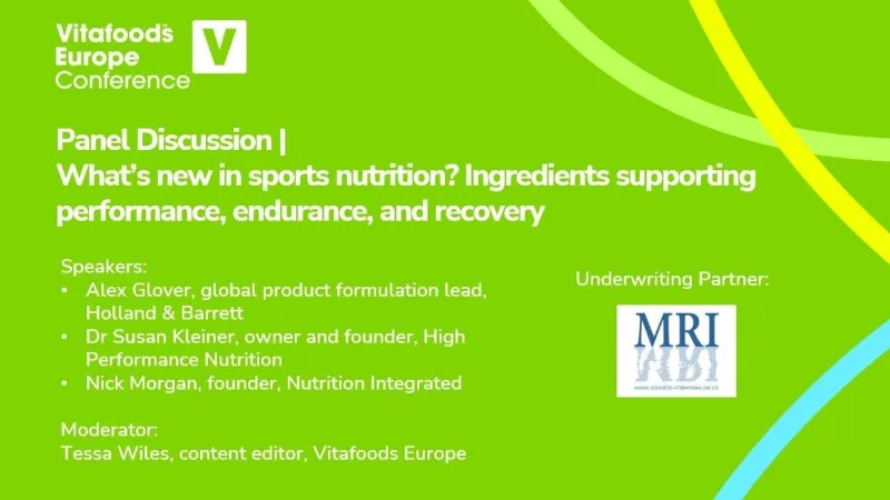 Panel Discussion | What’s new in sports nutrition? Ingredients supporting performance, endurance, and recovery