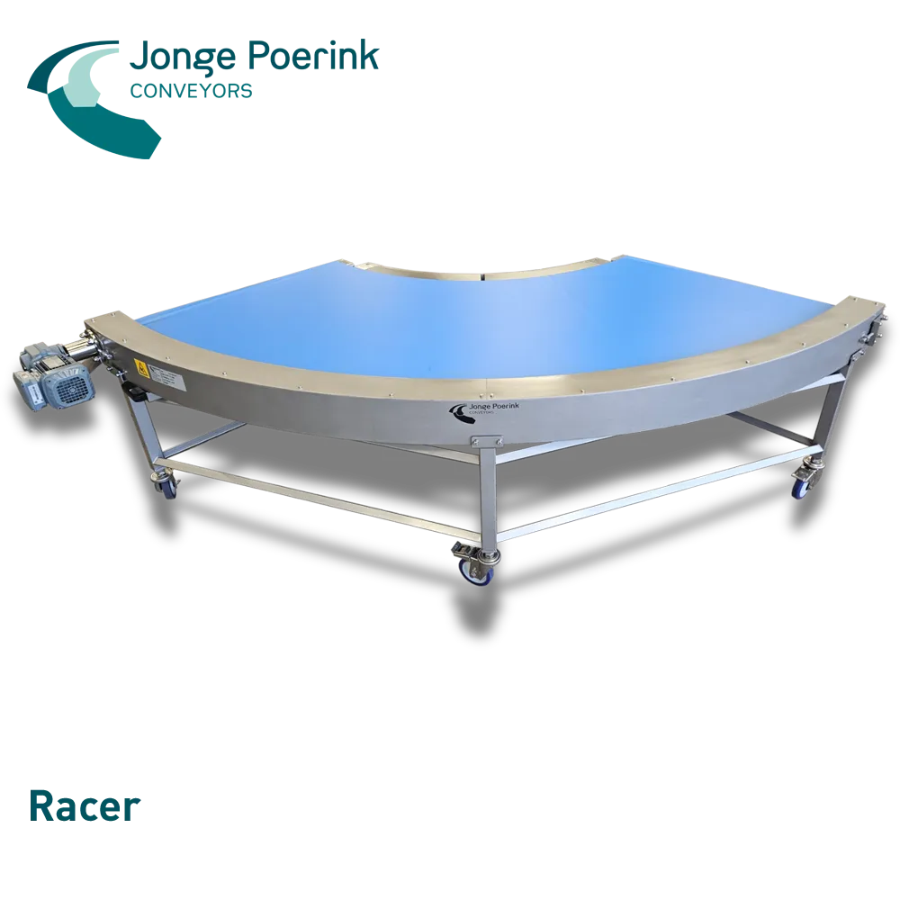 Smoothness and precision for delicate products: our Racer