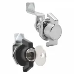 Fecho Lingueta Mini, Manopla com ou sem Trava P/Cadeado e Yale