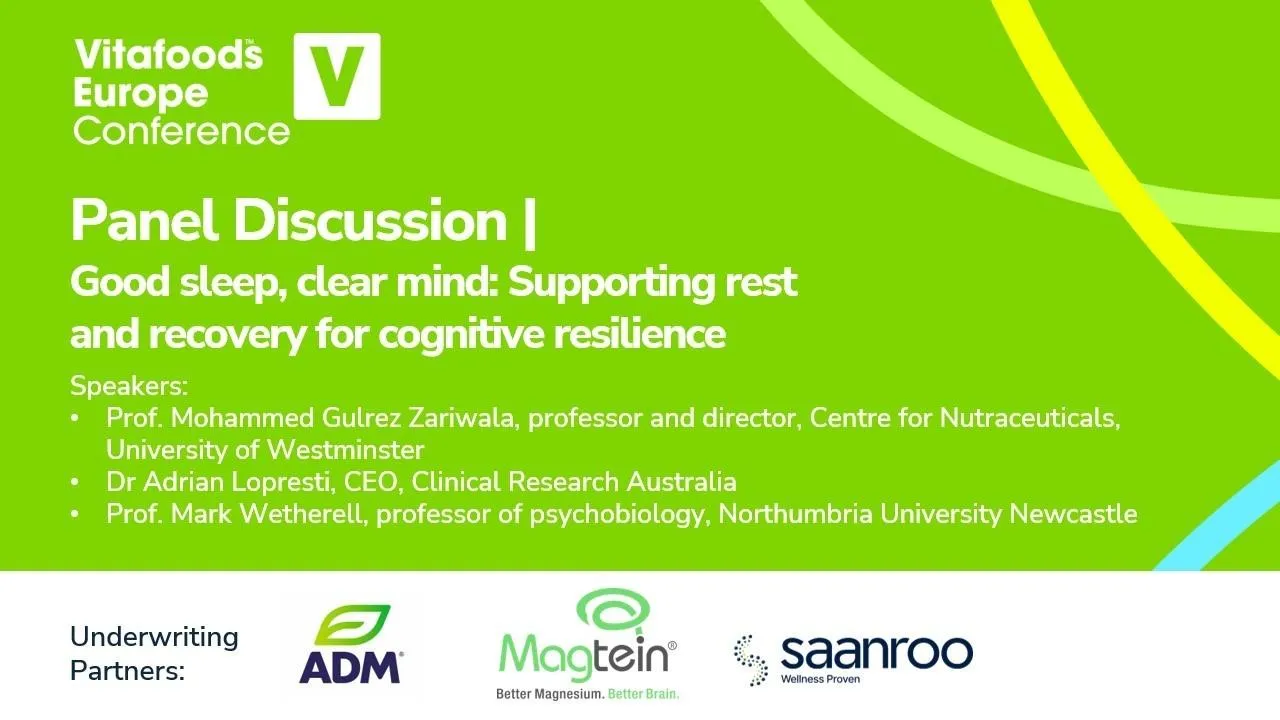 Panel Discussion | Good sleep, clear mind: Supporting rest and recovery for cognitive resilience