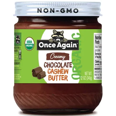 Once Again Launches Organic Chocolate Cashew Butter