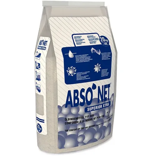 Absorbent granules, calcined attapulgite, diameter 0.3 - 0.9 mm, type IIIR MPA, 20 kg bag